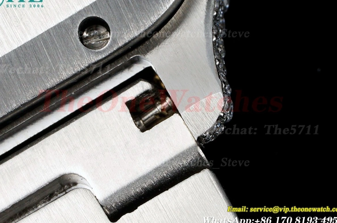 SS Silver MY9015 Santos Dial XL AMG Mens 40mm SS 100 RG 1202